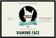 ONLINE  WORKSHOP 2018 D A T U M PATRICK MALDINGER C O A C H  R O C K T H E M A K E U P  DIAMOND FACE T E I L N A H M E B E S T  T I G U N G B U S I N E S S & M A K E U P