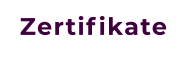 Zertifikate